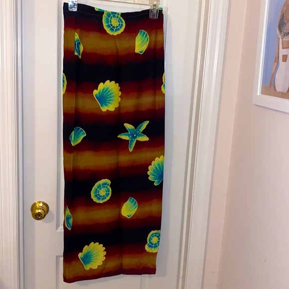 Coconut Pier Top & Wrap Skirt Set  Sz M ,Crop Top & Sarong Skirt NWOT - Picture 12 of 13